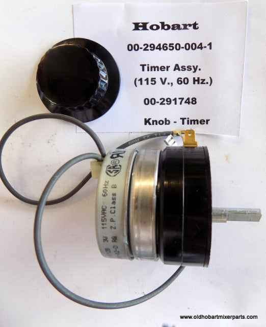 Hobart D300T Timer Assy. (115 V., 60 Hz.) 00-291748 Knob - Timer 00-294650-004-1