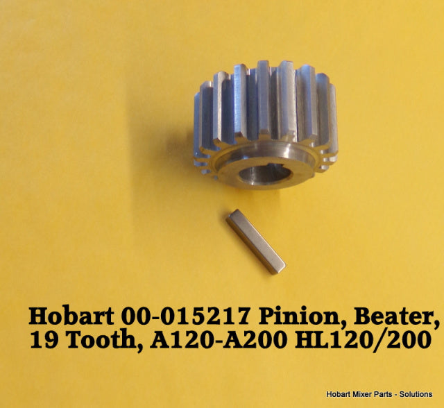 19 Tooth Beater Pinion Gear 00-015217 for Hobart A200 Mixer