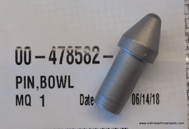 Bowl Pin for Hobart A200 Mixer. Replaces 00-478582.