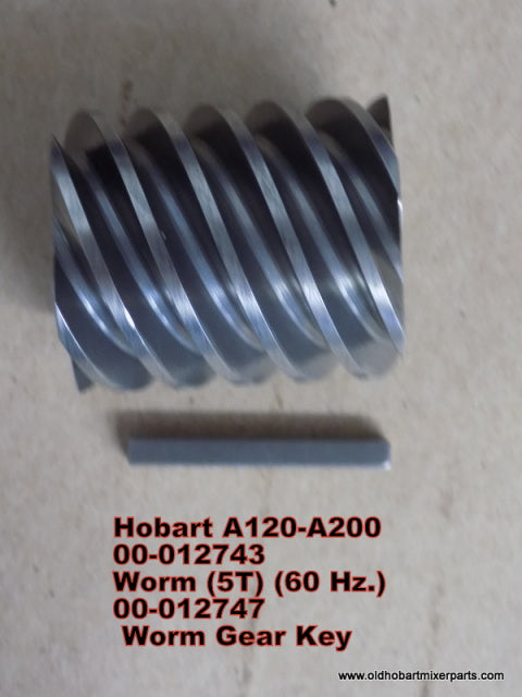 5 Tooth Worm Gear (60 Cycle) for Hobart A120 & A200 Mixers. Replaces 00-291221.