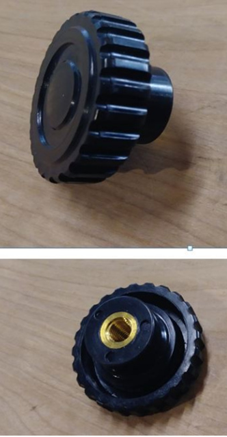 Upper Wiper Knob for Hobart 5212, 5214, 5216 Saws. Replaces M67315.