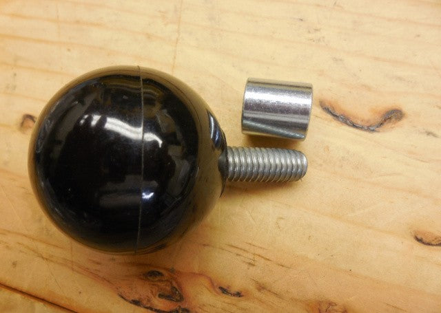 Male Meat Pusher Knob & Spacer for Berkel 818, 818, 909, 919 Slicers. Replaces 2275-0043, 3375-0244. V