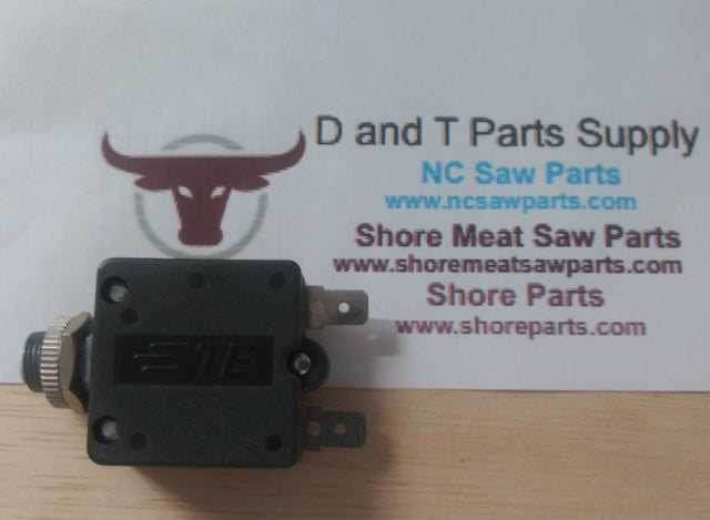 12 Amp Circuit Breaker for Hollymatic Super 54 Patty Machine. Replaces 00007793.