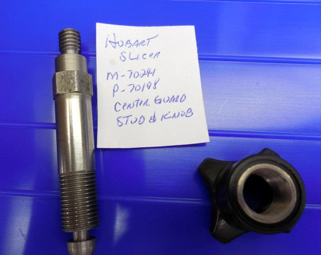 Center Knife Guard Stud & Knob for Hobart 1612 & 1712 Slicers. M70241, 00-070441