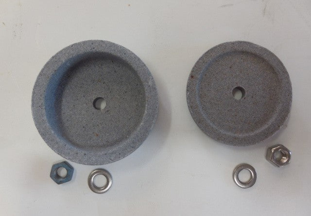 Sharpening and Truing Stone Set for Berkel 807 & 817 Slicers. Replaces 675-00075 & 3675-00076.