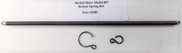 Carriage Return Spring Kit for Berkel 807, 817 Slicers. Replaces 10385.