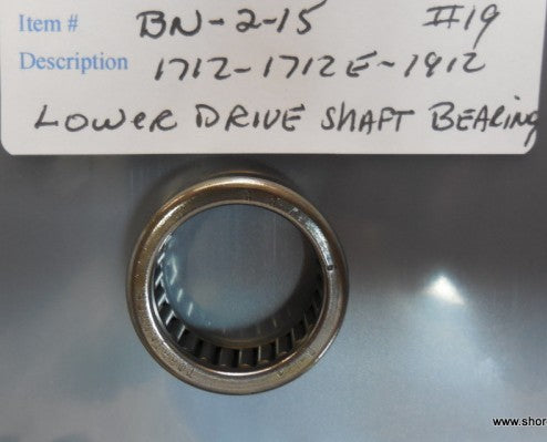 Lower Drive Shaft Needle Bearing for Bobart 1612, 1712 Slicers. Replaces BN-2-15.
