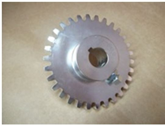 Front Compressor Gear for Hollymatic Super 54 Patty Machine. Replaces #2022
