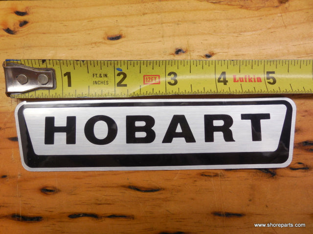 Large Logo Decal for Hobart 2612, 2712, 2812, 2912 Slicer. Replaces 00-477739.