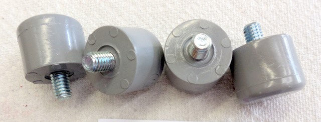 4 No Mar Support Feet for Hobart 1612 & 1812 Slicers Replaces 18682-1.