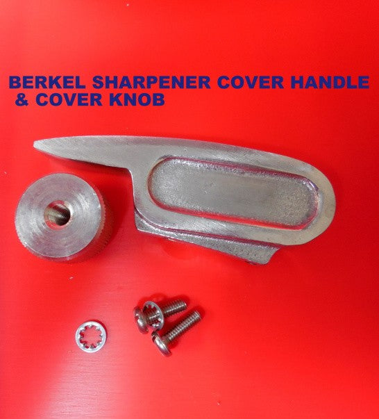 Sharpener Cover Handle & Knob for Berkel 807, 817, 808, 818, 909, 919 Slicers. Replaces 01-404575-00832, 01-403375-01355, 01-403375-01101