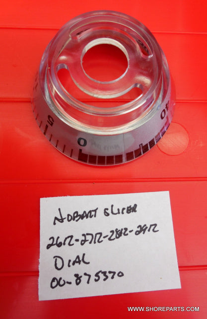 Indexing Dial for Hobart 2612, 2712, 2812, and 2912. Replaces 00-875370.