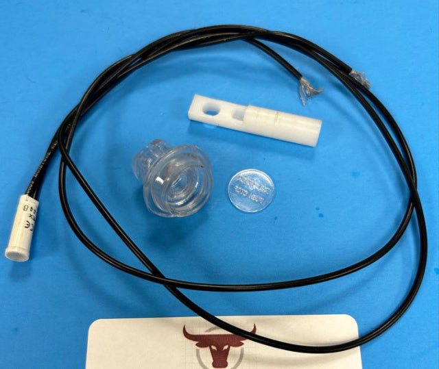 Lighted Knob Kit with light, rod yoke and knob for Hobart 1612, 1712 Slicers.