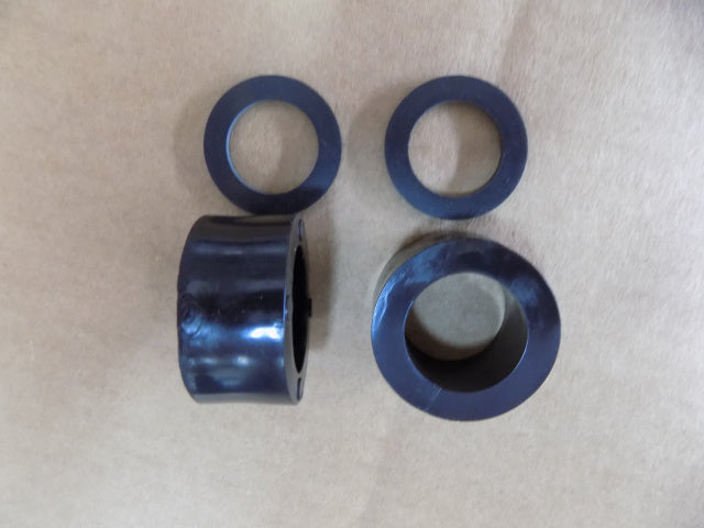 Rubber Rail Bumpers and Washers for Berkel 808, 818, 909, 919 Slicer. Replaces 3275-00046, 3275-00045.