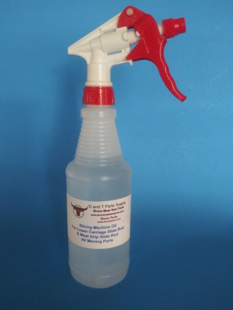 16 Ounce Food Grade Oil with Spray Trigger for Meat Saws