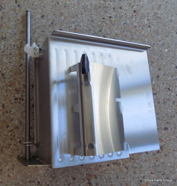 Stainless Meat Carriage for Hobart 1612, 1712, 1812, 1912 Slicers. Replaces 00-437115-00001.