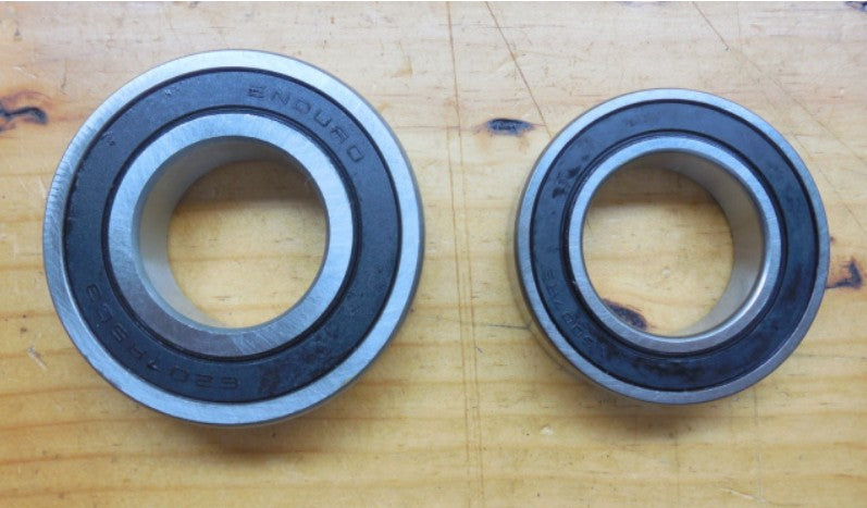 Knife Shaft Front Bearing BB-007-39 and Rear Bearing BB-015-22 for Hobart Buffalo Chopper 8186 and 84186 replacement