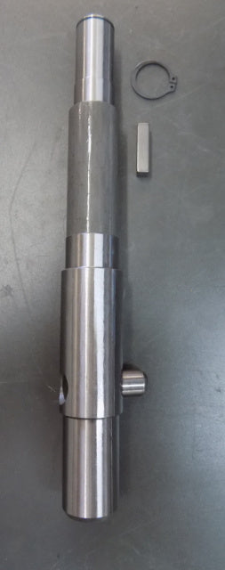 Hobart D300 Agitator Shaft 00-070339 with Key 12430-142 and Retaining Ring RR-004-006