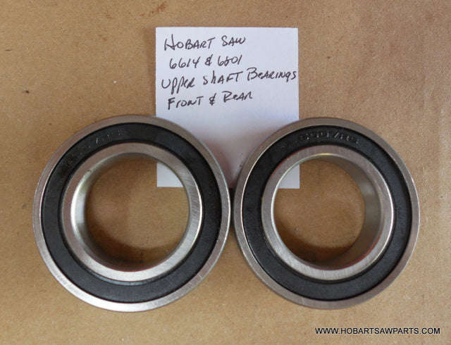 2 Upper Wheel Shaft Ball Bearings replaces BB-015-36 for Hobart 6614 and 6801