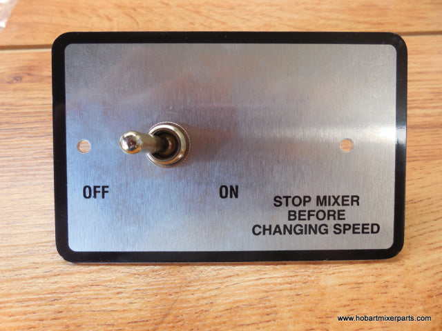 Hobart A-120, A200 On-Off Switch and Plate replaces 00-873115-00002