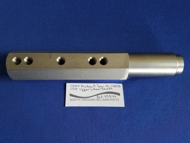 Upper Wheel Shaft Replaces 479144 for Hobart Saw Models 6614 & 6801