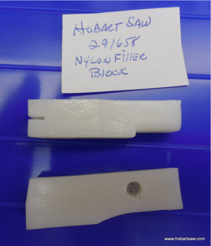 2 Filler Blocks for Hobart 5700, 5701, 5801, 6614 & 6801 Saws replaces 291658