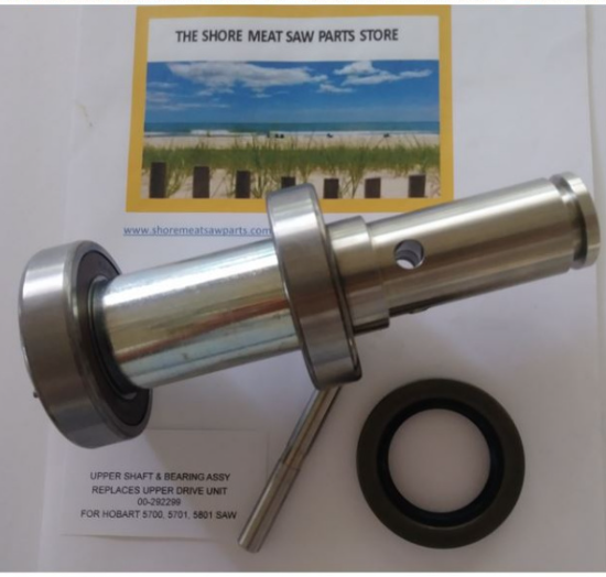 Upper Shaft & Bearing Assembly or Upper Drive Unit 00-292299 Hobart 5700, 5701 & 5801 Meat Saw