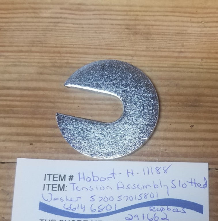 Tension Assembly Slotted Washer replaces 291662 for Hobart 5700 5701 5801 6614 6801 Meat Saws