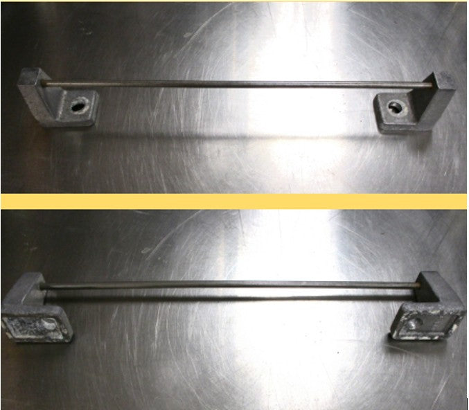 Left Table Support and Anchor Rod 290751, 290758-1 for Hobart 5801, 5700, 5701 Meat Saw