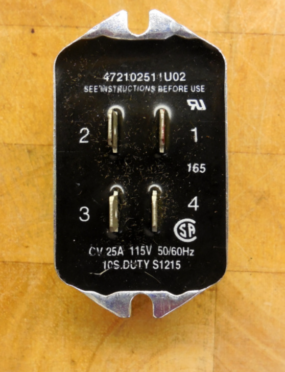 4 Pole Electronic Motor Start Switch 00-271612-00002 for Hobart A200 Mixer