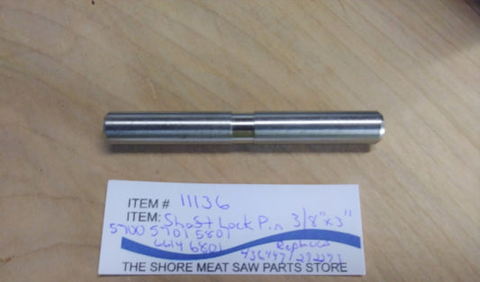 Shaft Lock Drive Pin replaces 292273 for Hobart 5801 5701 6801 Meat Saws