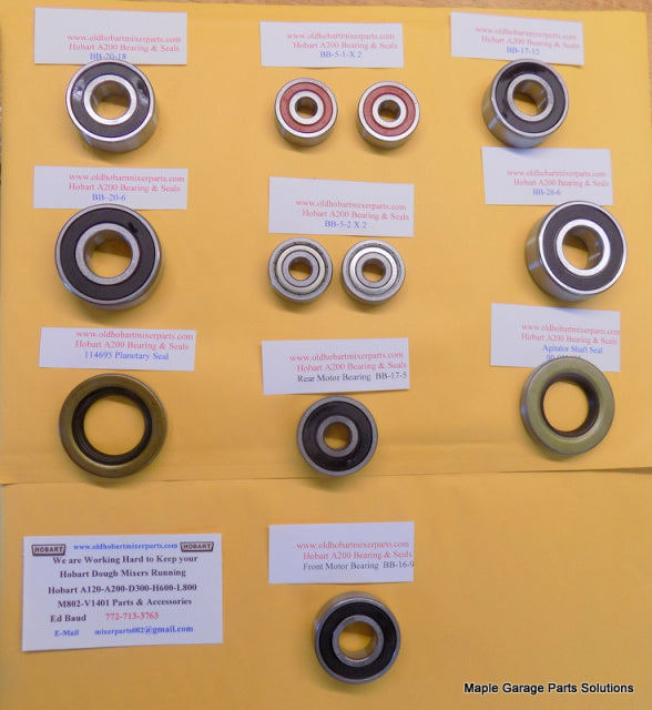 Hobart A200 Complete Bearing & Seal Kit