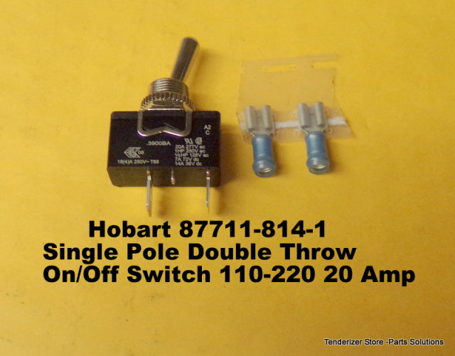 Single Pole Double Throw On Off Switch for Hobart A120, A200 Mixer. Replaces 00-291821.