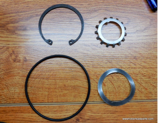 Chopper Knife Drive Lock Washer WL-012-08, Loading Spring Sl-003-10, "O" Ring 67500-115, Retaining Ring RR-004-24
