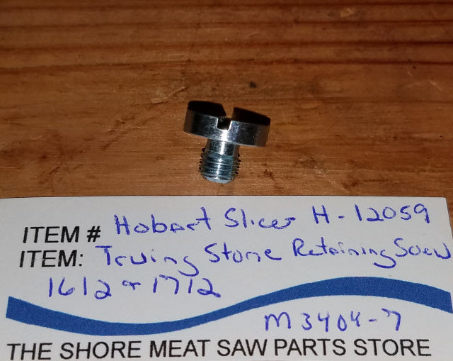 Truing Stone Retaining Screw for Hobart 1612 & 1712 Slicer. Replaces # 003404-7