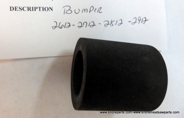 Slide Bar Bumper for Hobart 2612, 2712, 2812, 2912 Slicers. Replaces 00-477555.