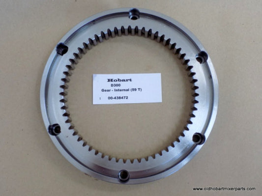 Hobart D300 Mixer 00-438472 Planetary Internal 59 Tooth Gear - New