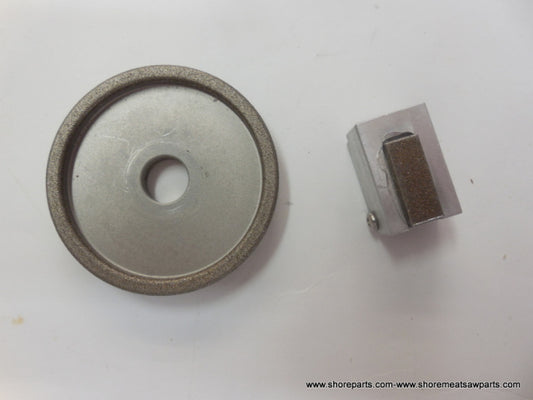 Sharpening & Truing Diamond Stones for Hobart 1612E, 1712, 1812, 1912 Slicers. Replaces 439691-478747 & 873847-00001.