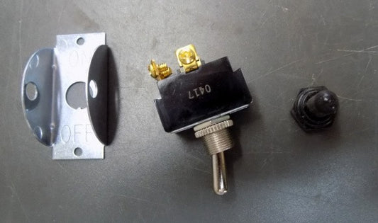 Toggle Switch with Guard and Boot for Berkel 808, 818, 909, 919 Slicers. Replaces 2275-0060, 2675-00617, 2675-00647.