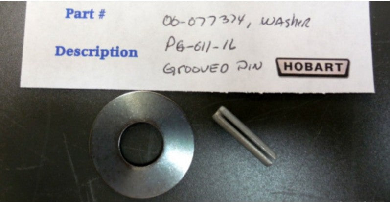 Hobart Buffalo Chopper 8186 and 84186 handle Locking Hardware Kit, 00-07734, PG-011-16