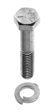 Bolt & Washer Set for 3/16 or 1/4 or 5/16 Mold Plate with Extension for Hollymatic Super 54. Replaces 2708.