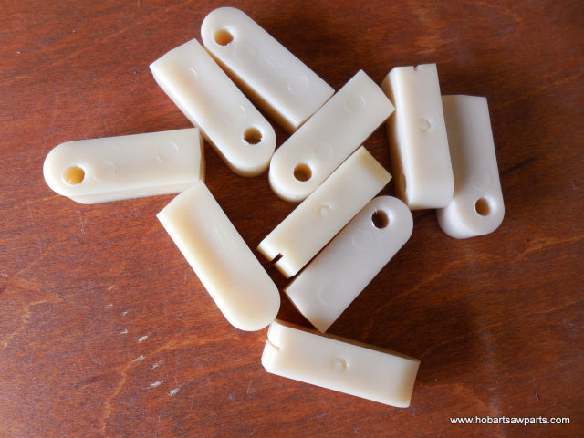 10 Nylon Filler Blocks for Hobart 5212, 5214, 5216, 5514 & 5614 Model Saws. Replaces #A-102653