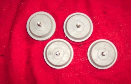 4 Support Feet for Hobart 1712 & 1912 Slicers. Replaces 83681, 00-083681.