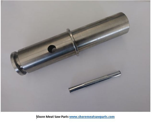 Upper Bearing Carrier Shaft & Lock Pin for Hobart 5514 & 5614 Saw. Replaces 108226.