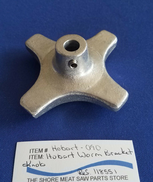 Worm Bracket Knob for Hobart 5212, 5214, 5216 Saws. Replaces 00-118551