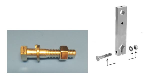 Lever Arm Bolt Assembly for Hollymatic Super 54 Patty Machine. Replaces 2701.