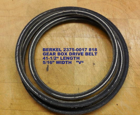 Gear Box Drive Belt 41-1/2" Long 5/16" Wide V Belt for Berkel 818 Slicer
