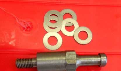 enter Plate Stud & Shims for Berkel 808 & 818 Slicers. Replaces 3375-00293.