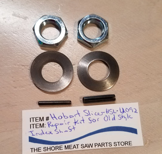 O/S Index Shaft Repair Kit for Hobart Slicers 1612, 1712,1612E & 1712E