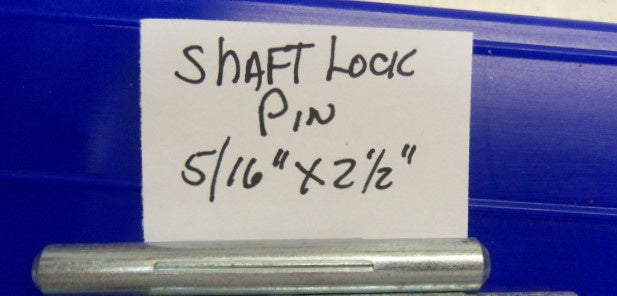 Shaft Lock Pin for Hobart 5216 Saws. 2-1/2" X 5/16".